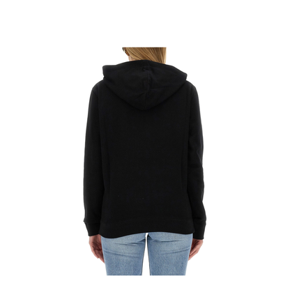 Black Cotton Sweatshirt