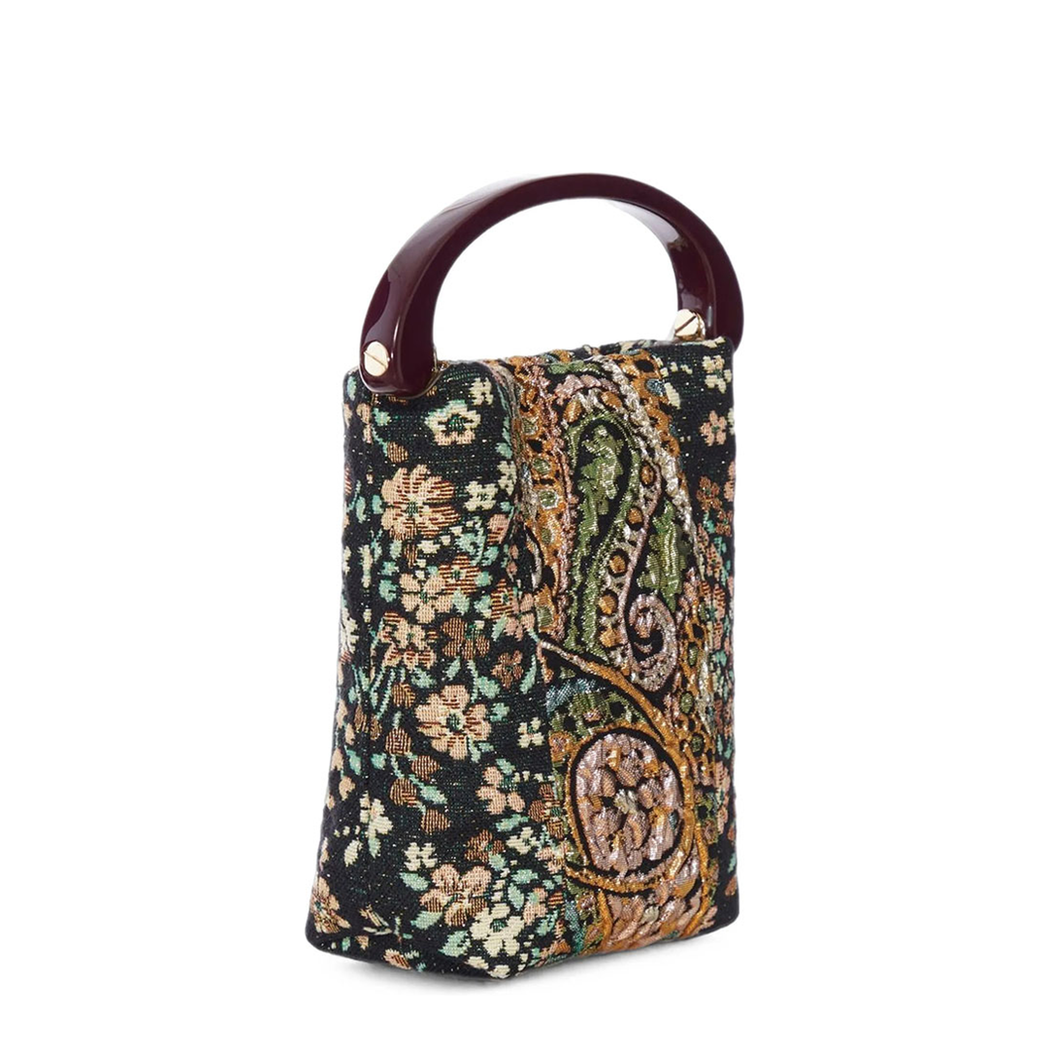 MAYFEYR - Dries Van Noten - Micro Floral Jacquard Handbag - 0115074151703