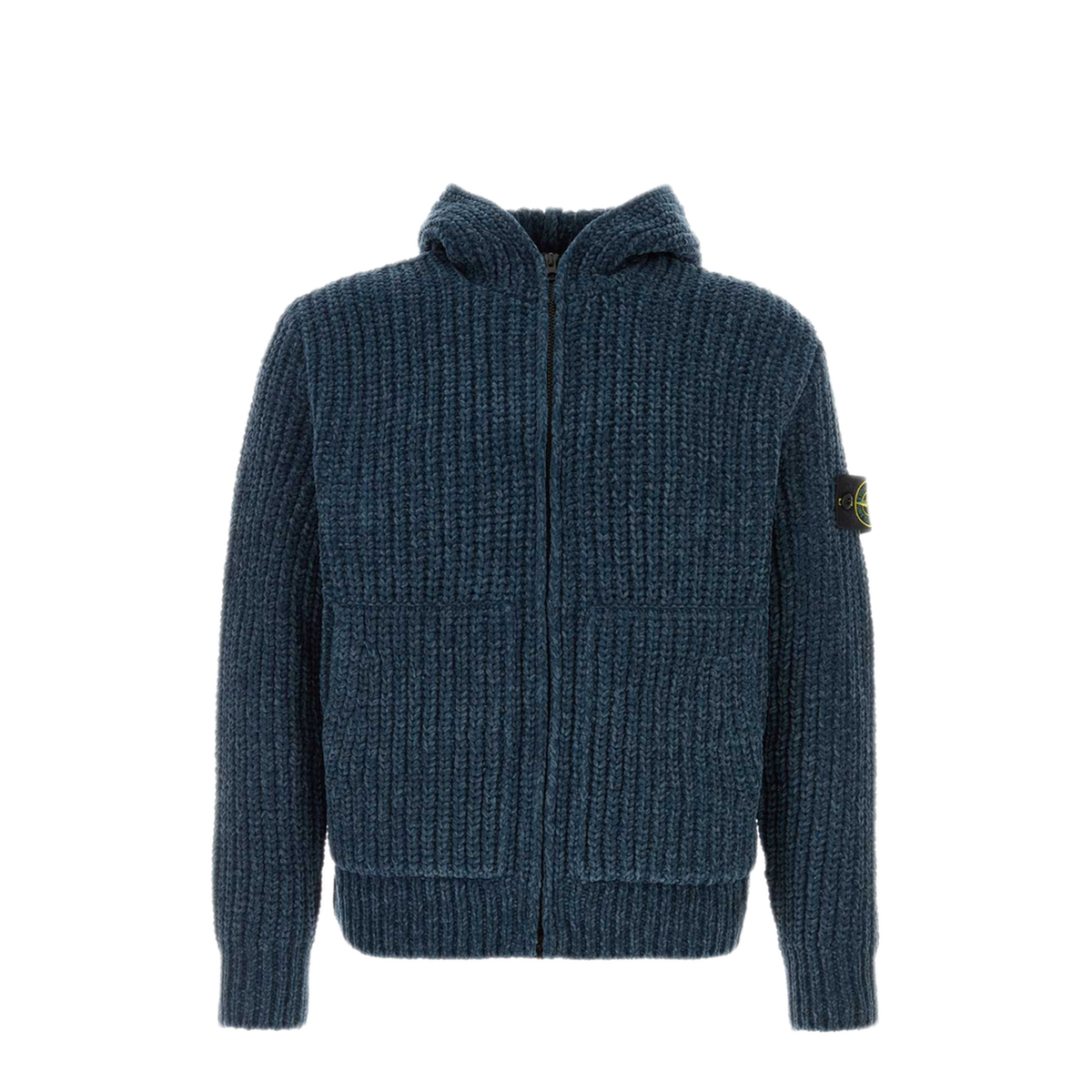 MAYFEYR - Stone Island - Blue Cotton Cardigan - L2S155100065S0N16V0M2B