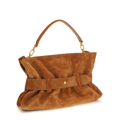 MAYFEYR - Balmain - Medium Anthem Bag In Suede Calfskin - GN0KK990LSDD