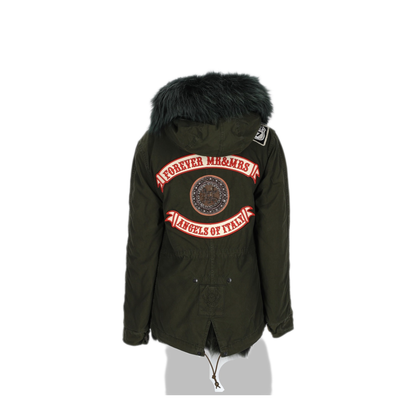 MAYFEYR - MR & MRS ITALY - Parka With Logo Patch And Hood - MP390SEC39XRAFO3035
