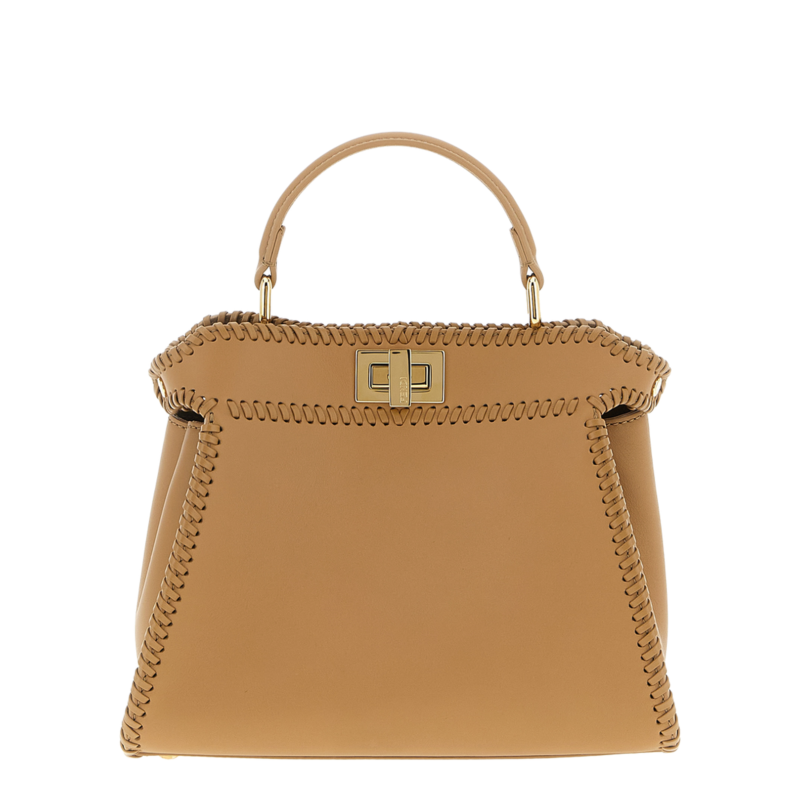 Peekaboo Mini Leather Beige