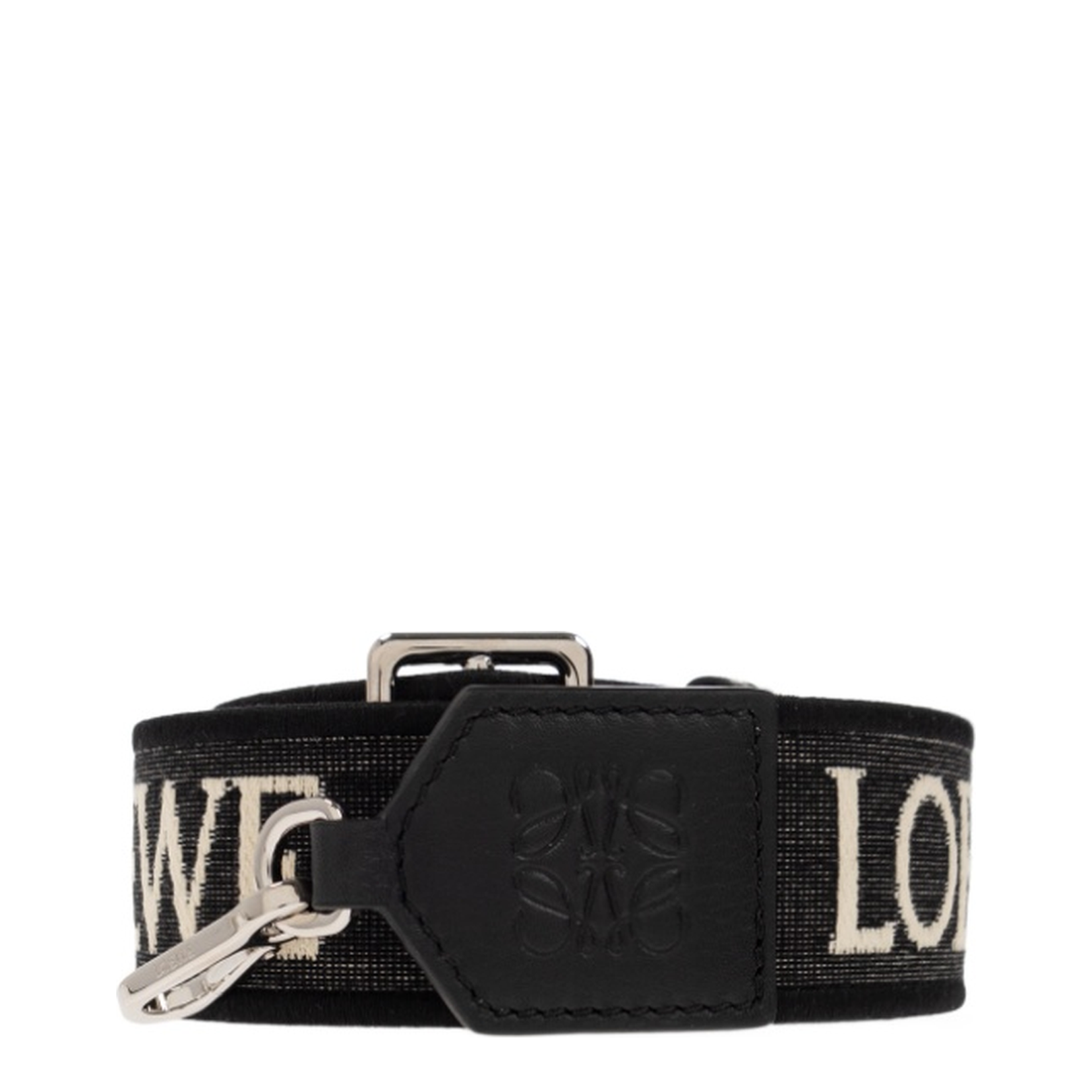 Anagram leather strap belt
