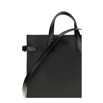 MAYFEYR - Valentino - Medium Antibes Grained Leather Shopping Bag - 9Y2B0T61GYM0NO