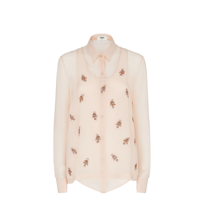 Embroidered Georgette Top