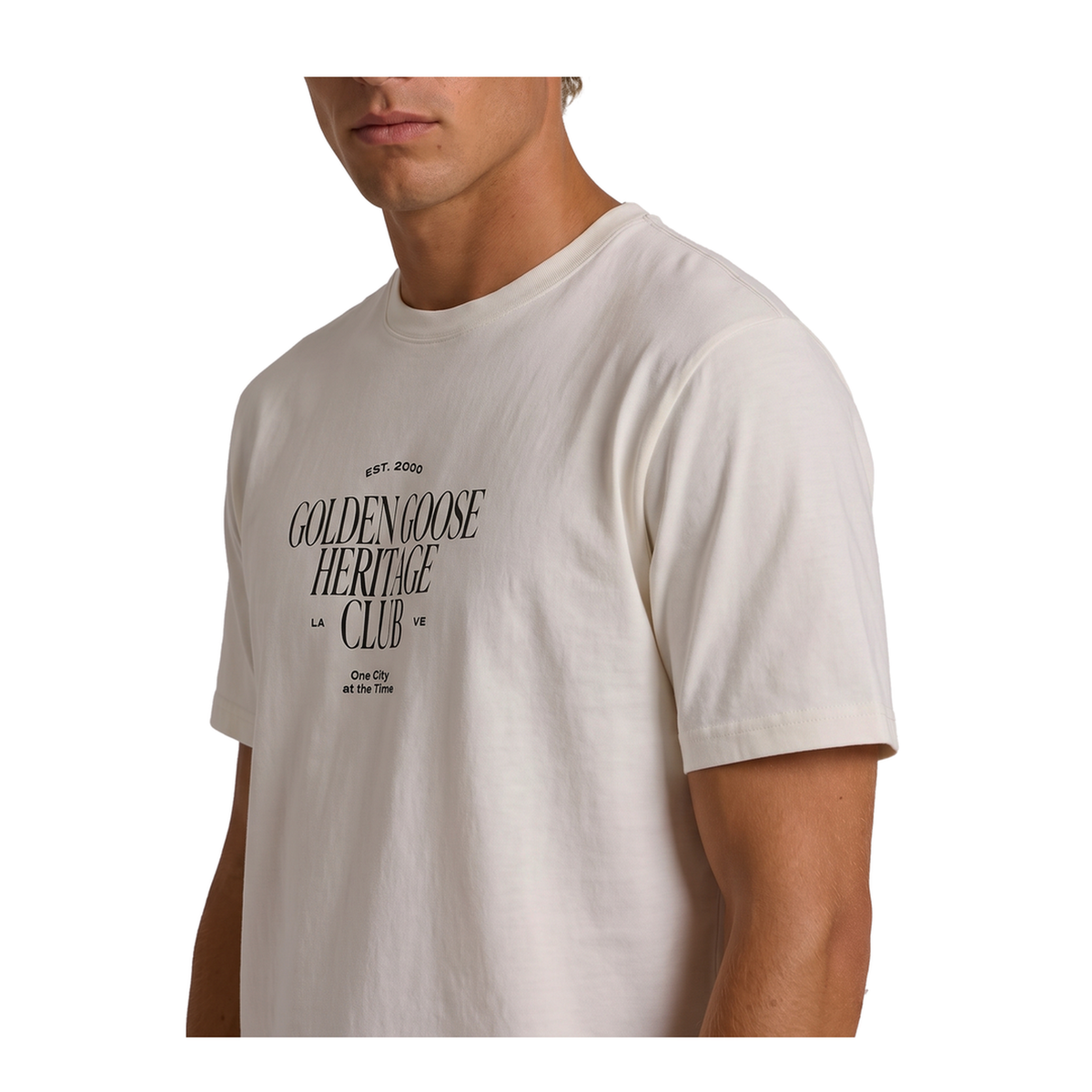 MAYFEYR - Golden Goose - Heritage Club T Shirt - GMP01220P00261911560