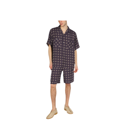 MAYFEYR - Needles - Check Print Bermuda - KP088ADOTOMBRE