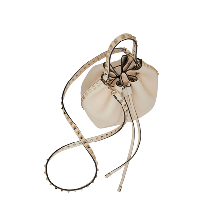 Rockstud Drawstring Bucket Bag