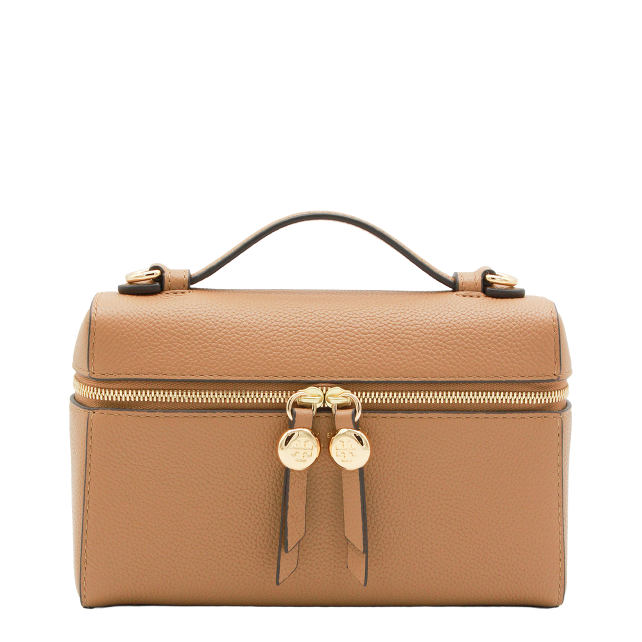 Romy Slim Mini Bag With Beige Leather Top