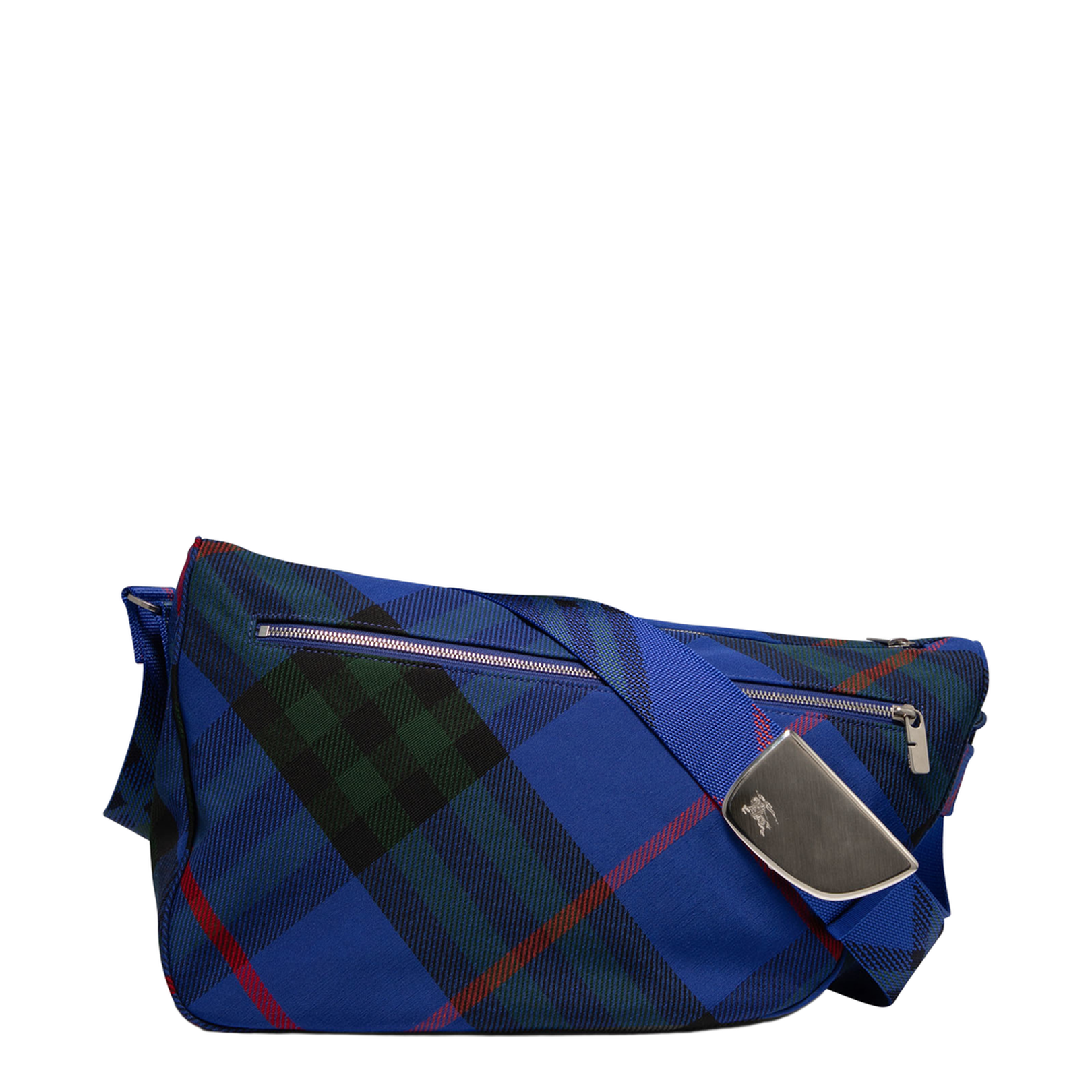 Large Shield Messenger Crossbody Bag