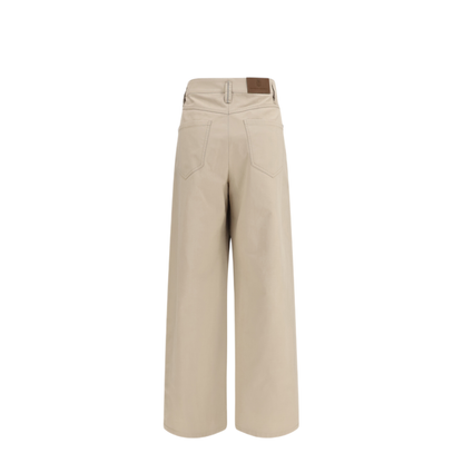 MAYFEYR - Brunello Cucinelli - Cotton Loose Wrap Pants With Monili - ML115P9180