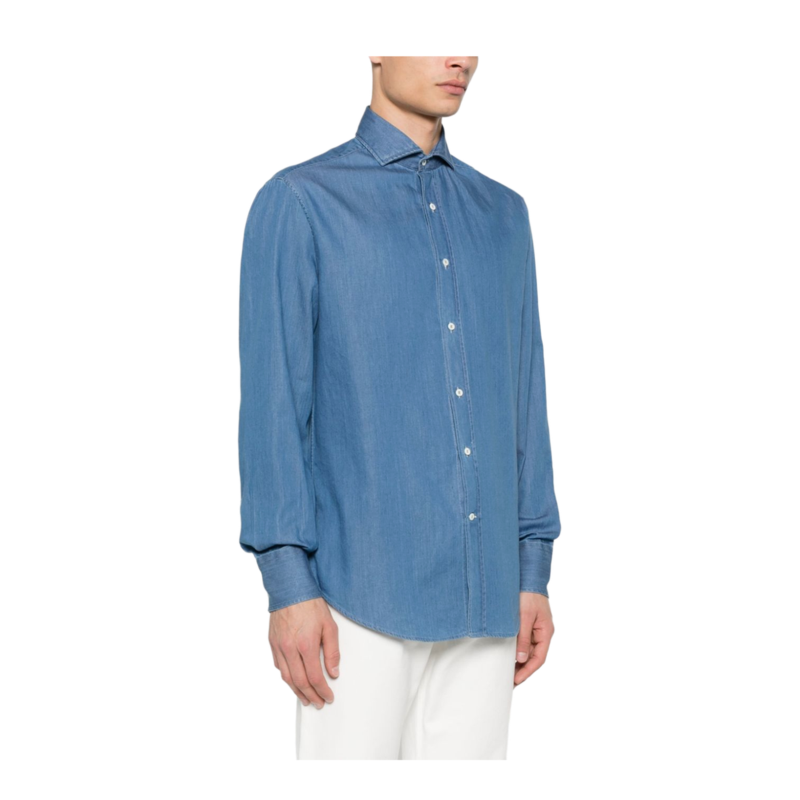 Indigo Blue Denim Shirt