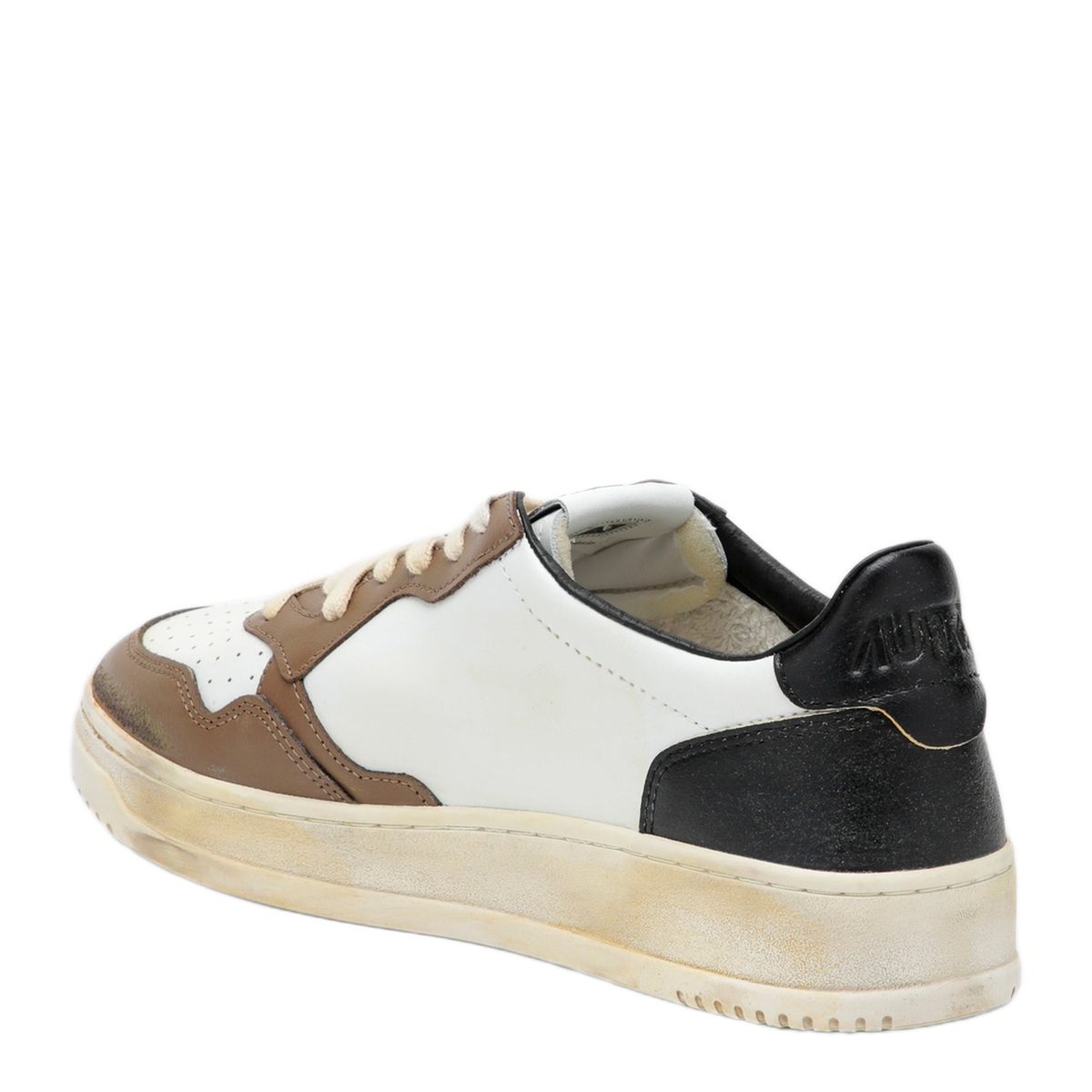 MAYFEYR - Autry - Medalist Low Super Vintage Sneakers Black White Brown - AVLMSV60SV60
