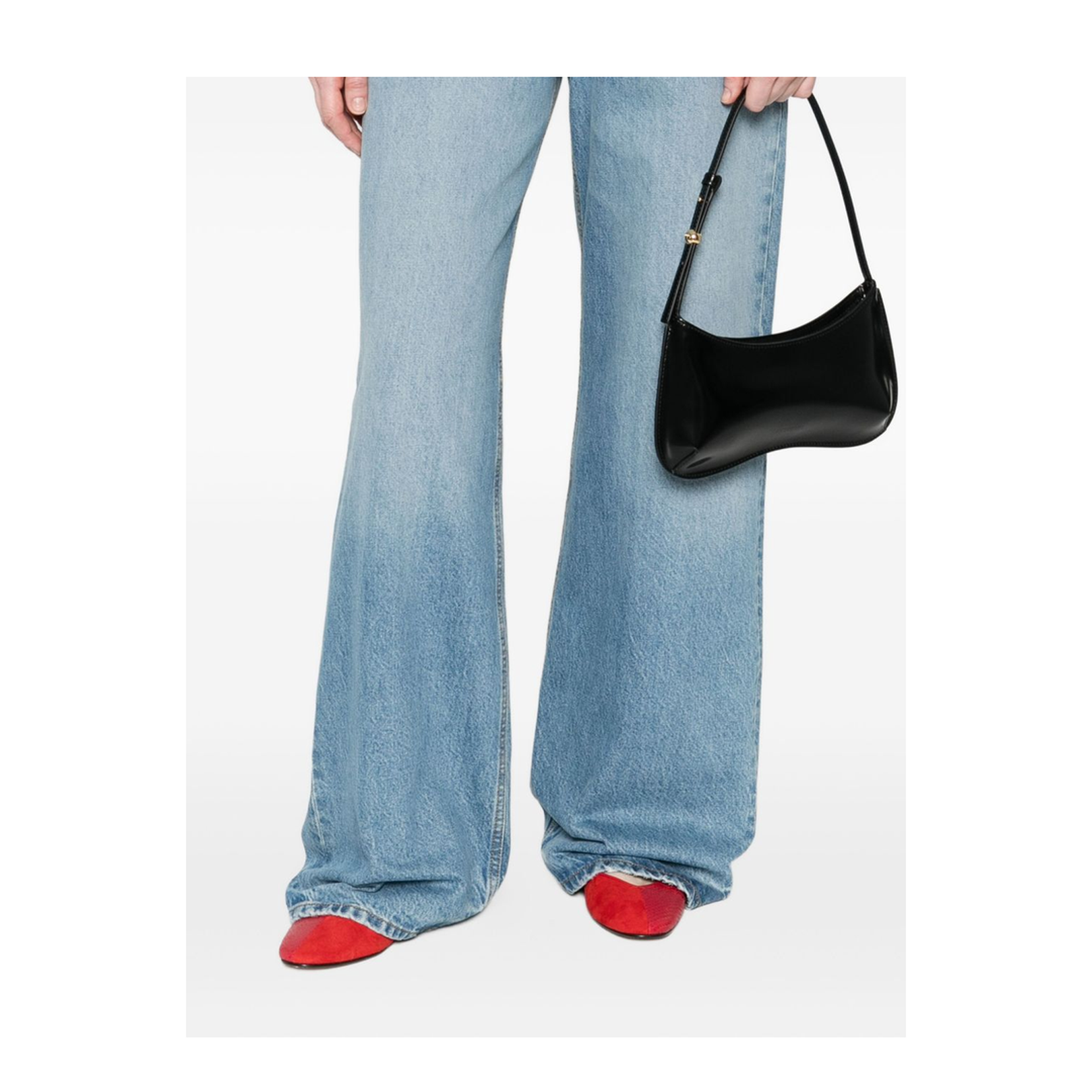 Curved Silhouette Shoulder Bag