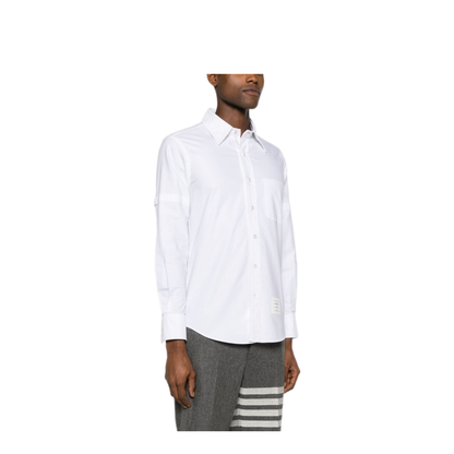 MAYFEYR - Thom Browne - Armband-Detail Cotton Shirt - MWL403OF0313100