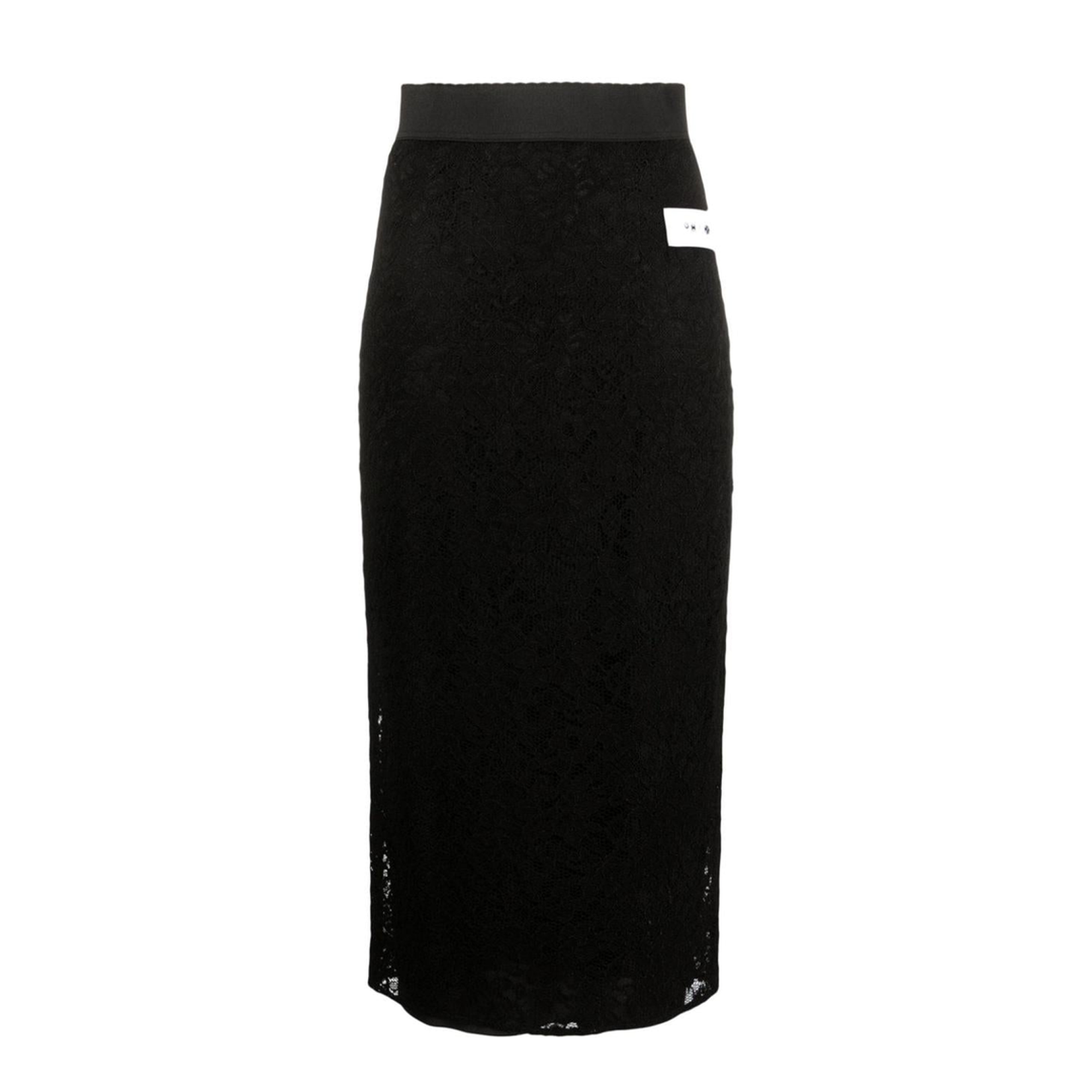 Black High-Waisted Pencil Skirt