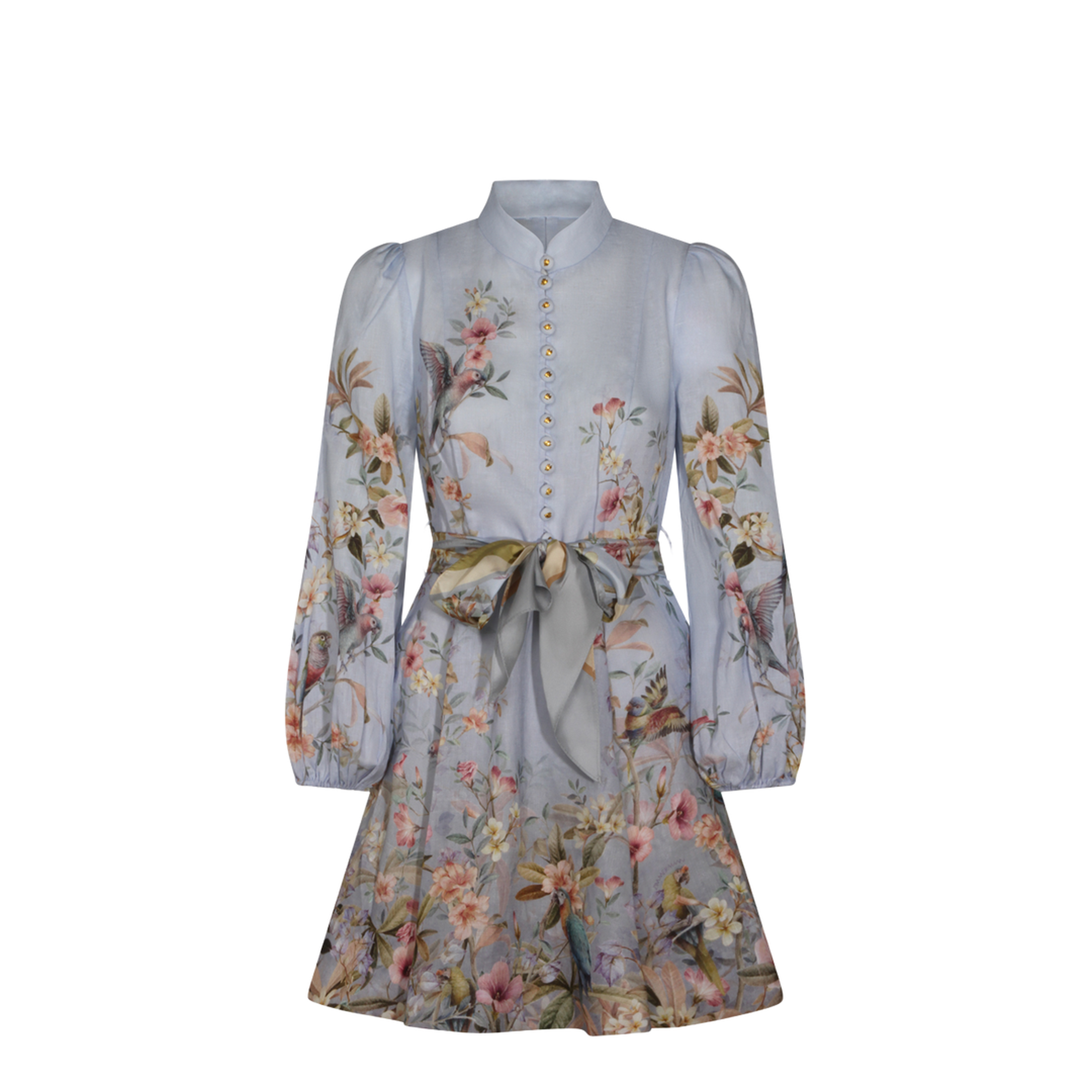 Rebellion Button Mini Dress