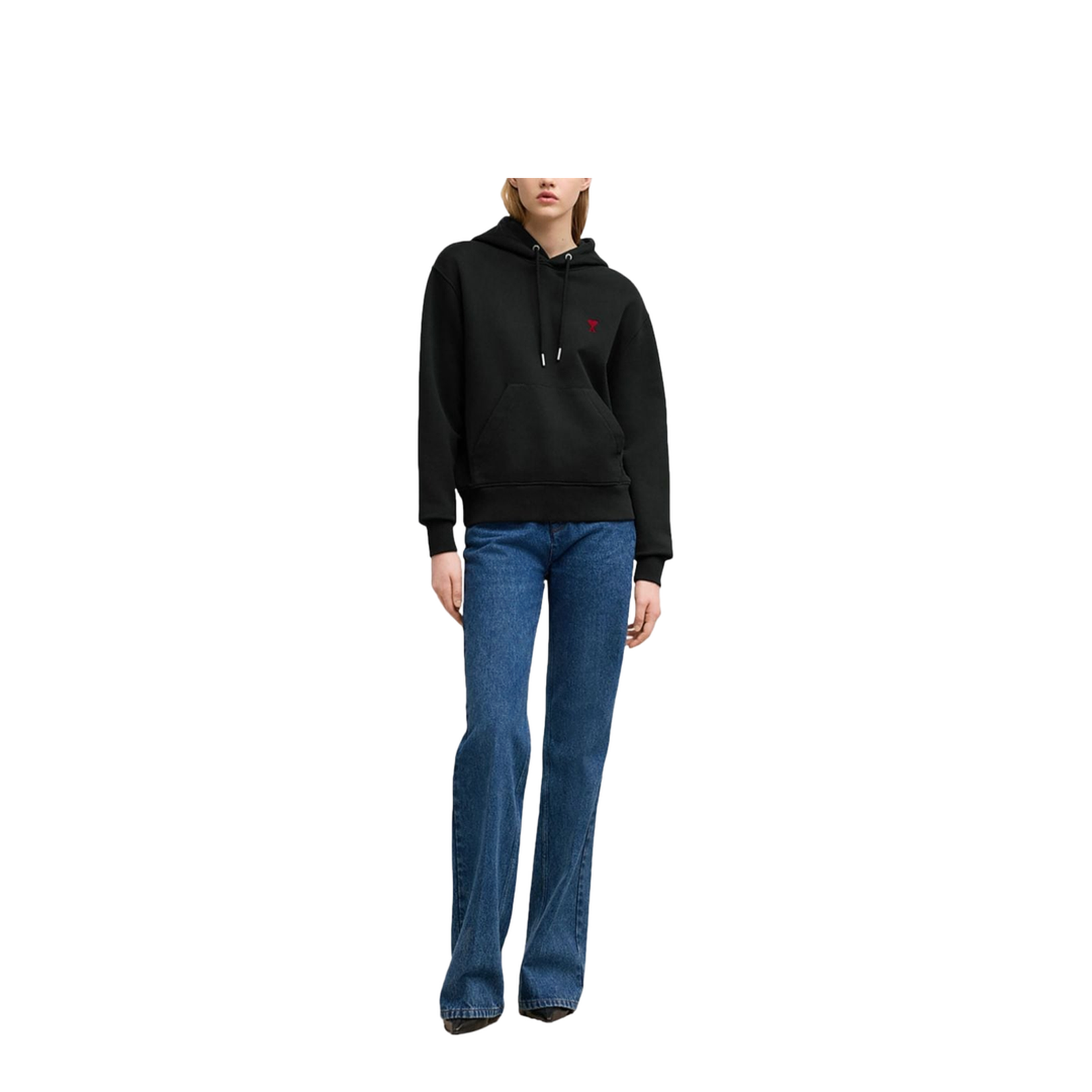 Black Red De Coeur Hoodie