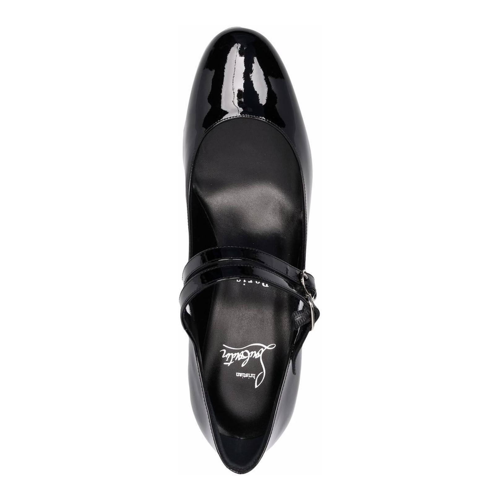 Double Buckle Fastening Block Heel
