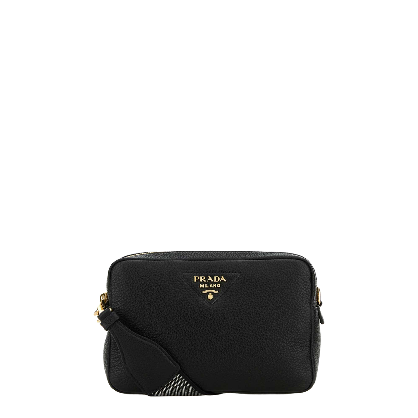 Black Leather Crossbody Bag