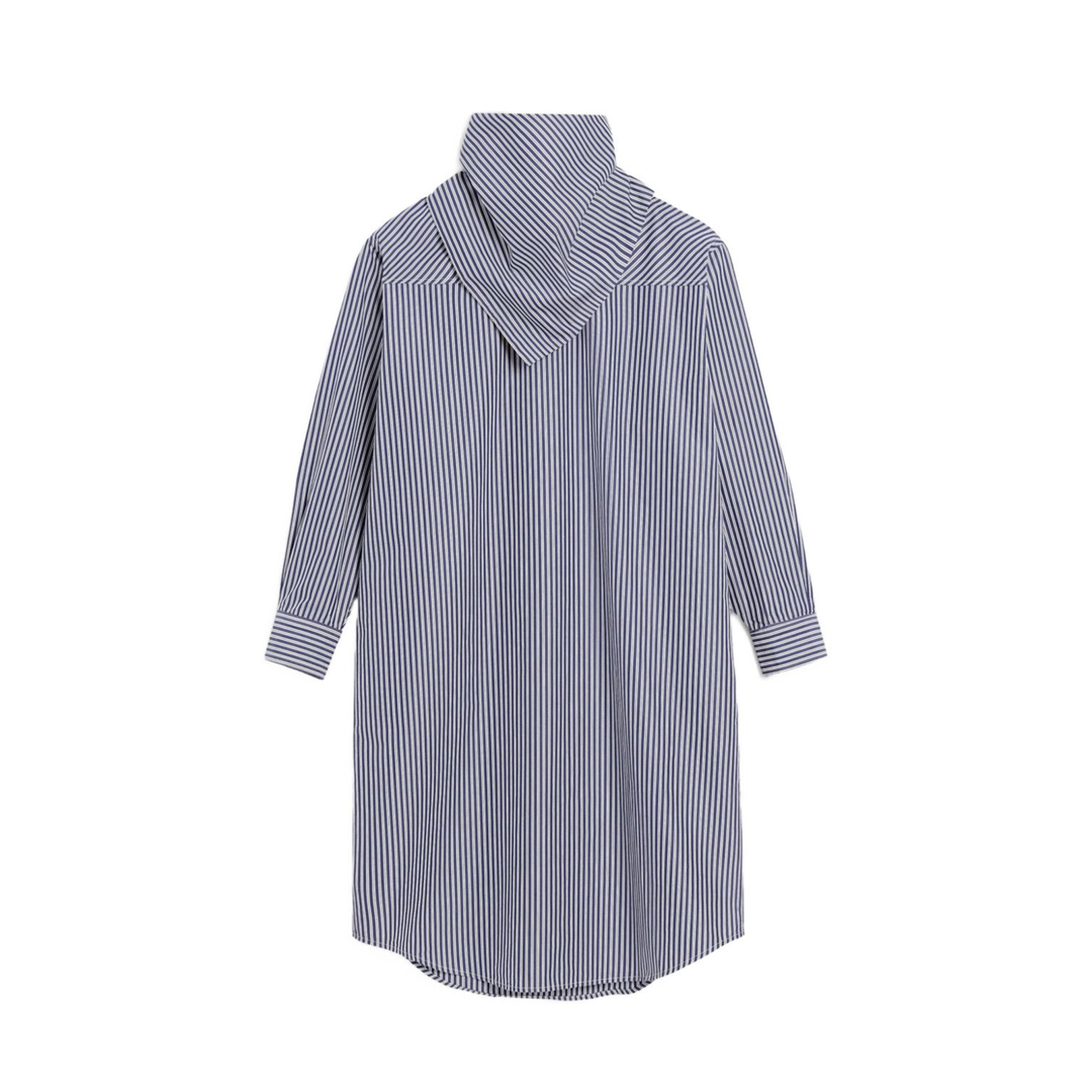 Blue Cotton Bandana Midi Dress
