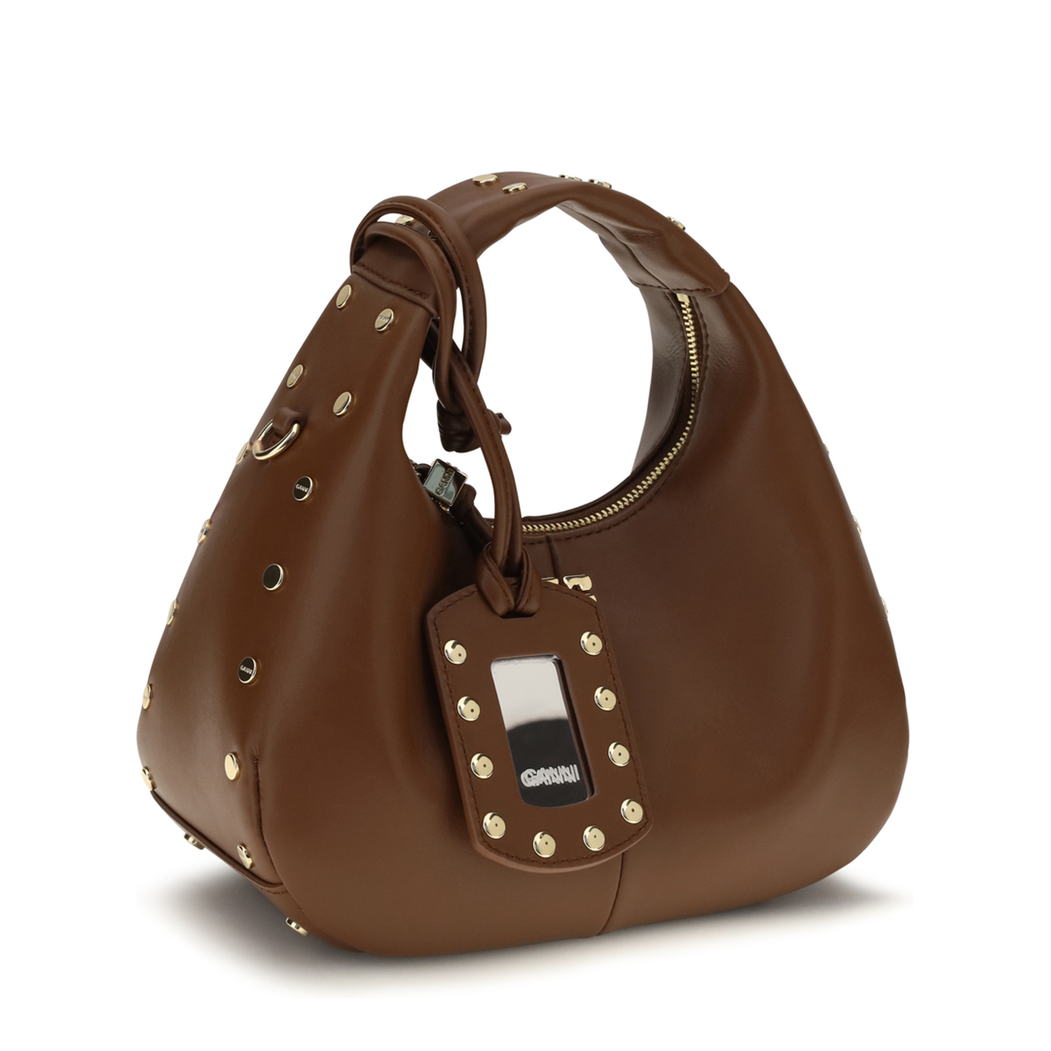 MAYFEYR - Ganni - Mini Studded Hobo Handbag - C1040032