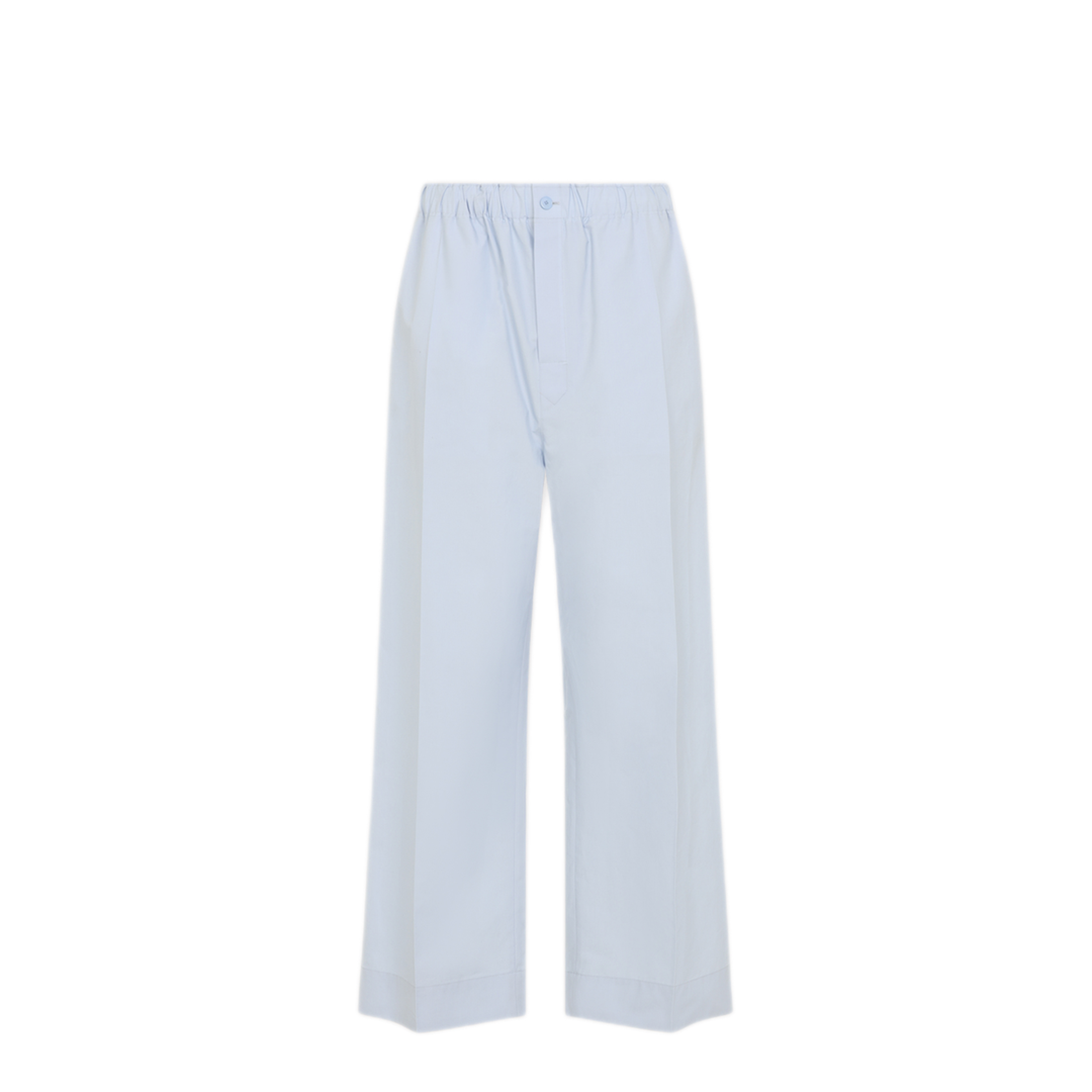 MAYFEYR - CARVEN - Duck Egg Blue Cotton Pull On Trousers - 6261K21191N301