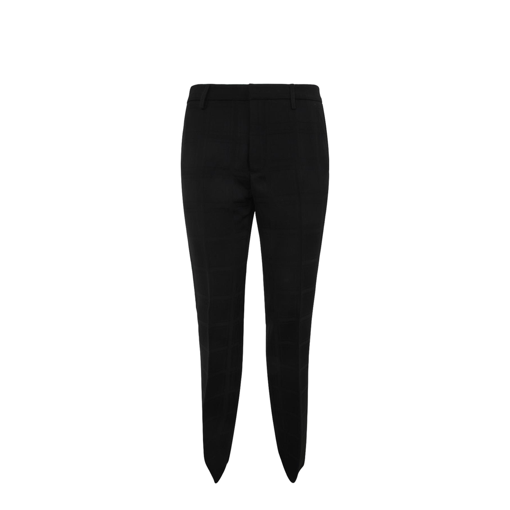 Check Wool Trousers