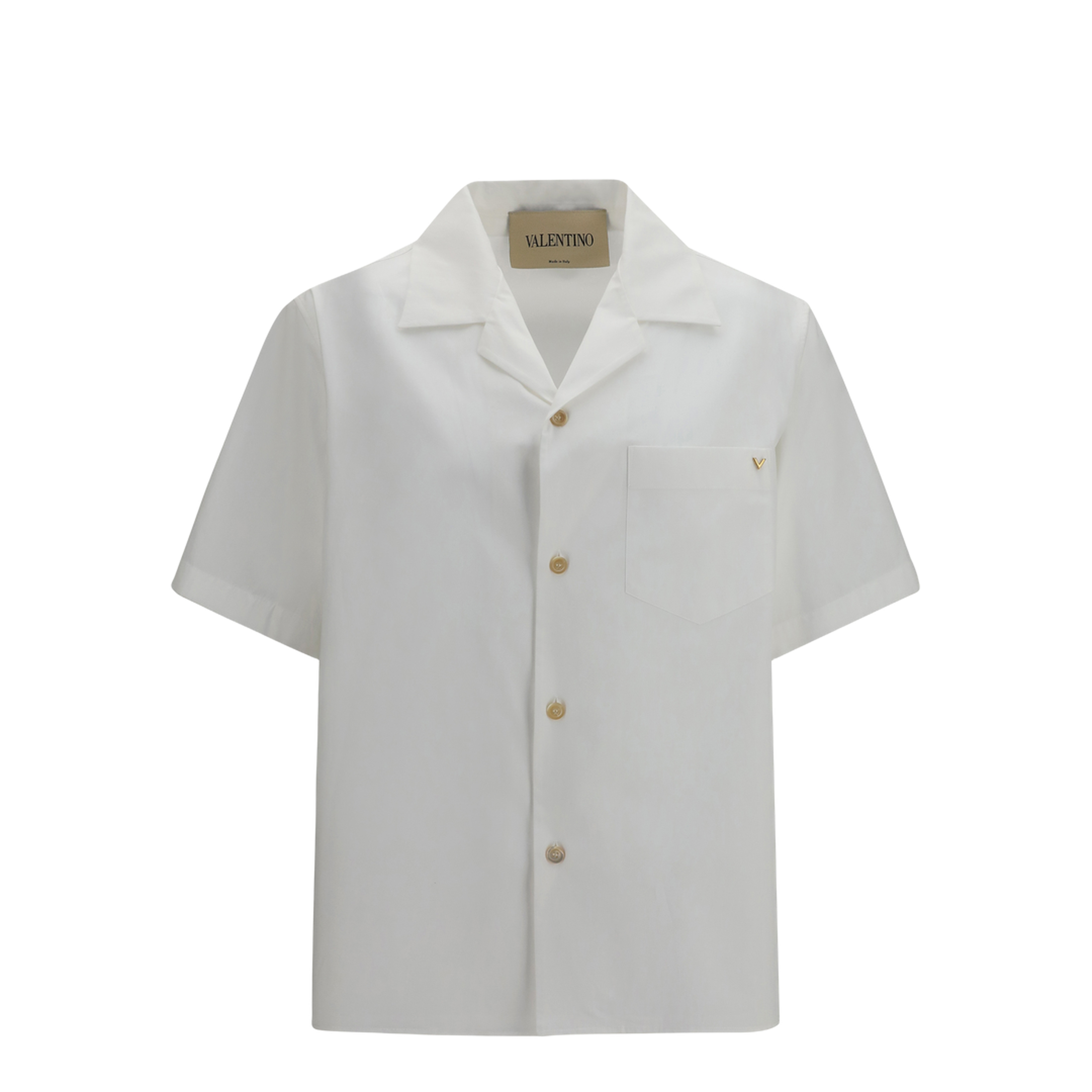 MAYFEYR - Valentino - Short-Sleeve Shirt With Vlogo - 9V3AA1134WW