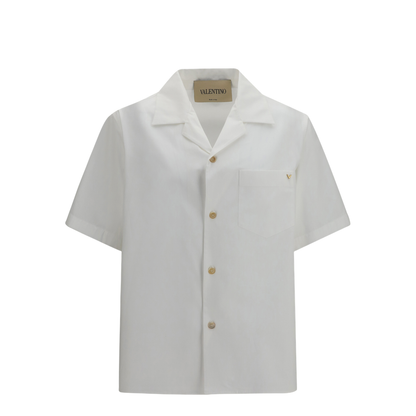 MAYFEYR - Valentino - Short-Sleeve Shirt With Vlogo - 9V3AA1134WW