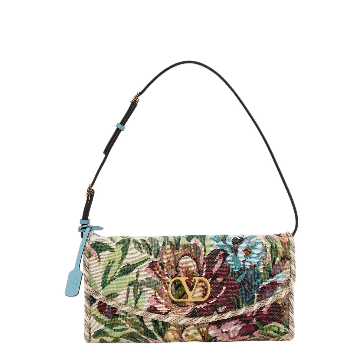 MAYFEYR - Valentino - Floral Shoulder Bag Vlogo - 8W0B0T31TMICYQ