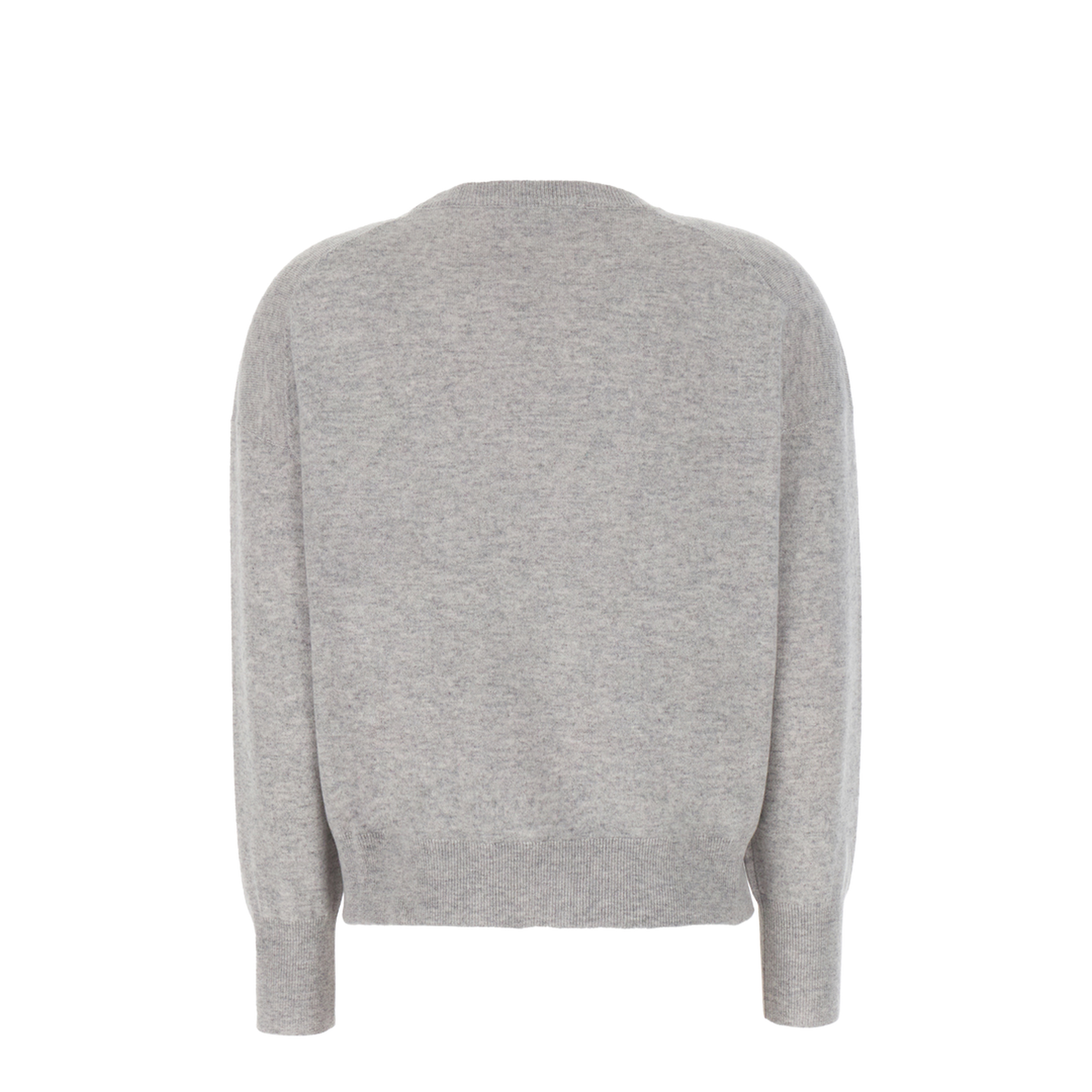 Melange Grey Cashmere Sweater