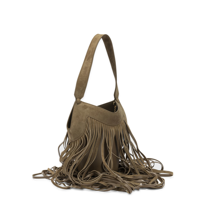 MAYFEYR - Khaite - Nano Lotus Fringe Small Shoulder Bag - H2064726737
