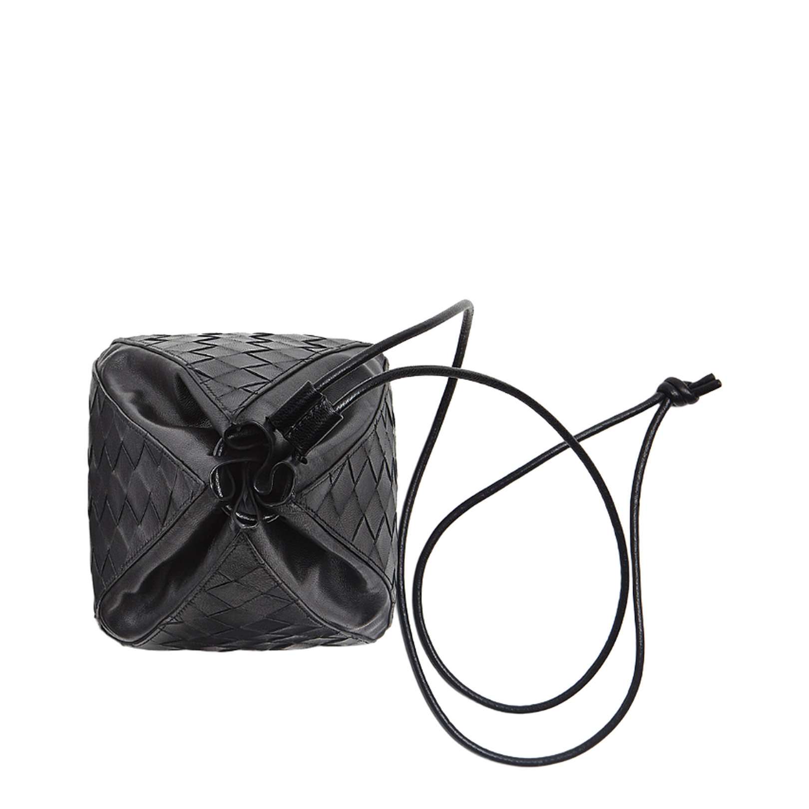 Woven Design Drawstring Bag