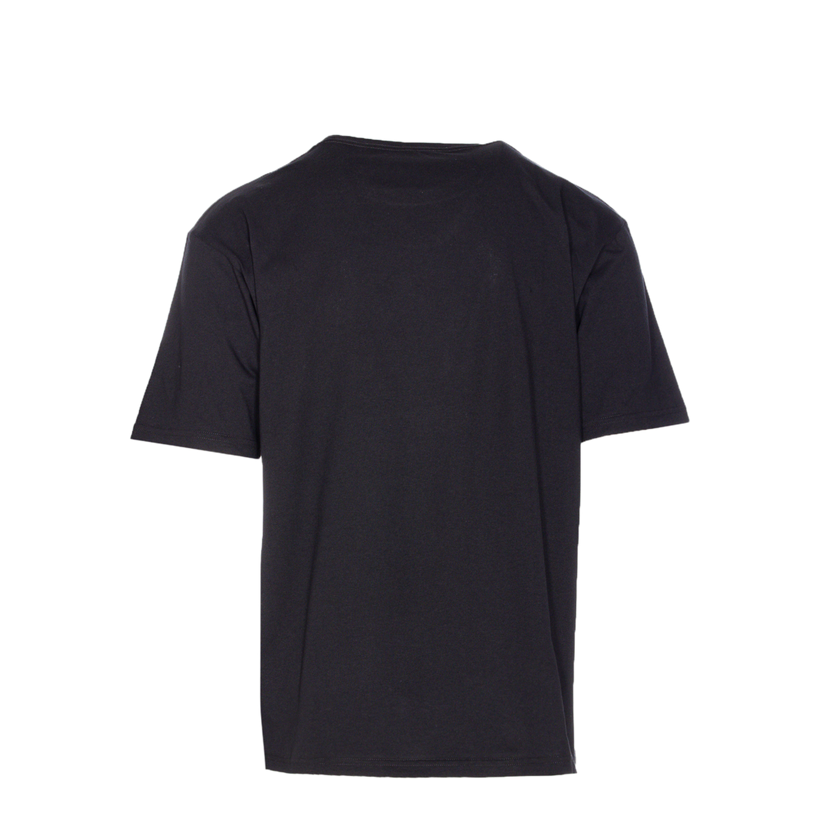 Cotton Crew-Neck T-Shirt In Black