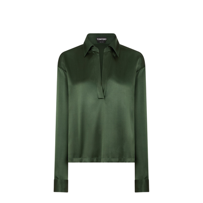 Silk Satin Stretch Shirt