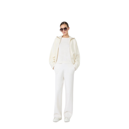 Ivory Wool Manto Sweater