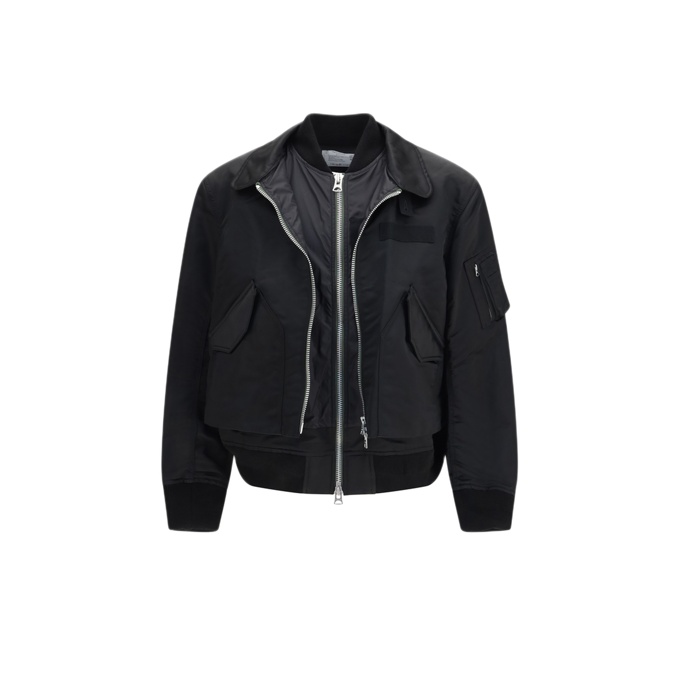 MAYFEYR - Sacai - Cotton Chino And Nylon Twill Double Jacket - 2604039M001