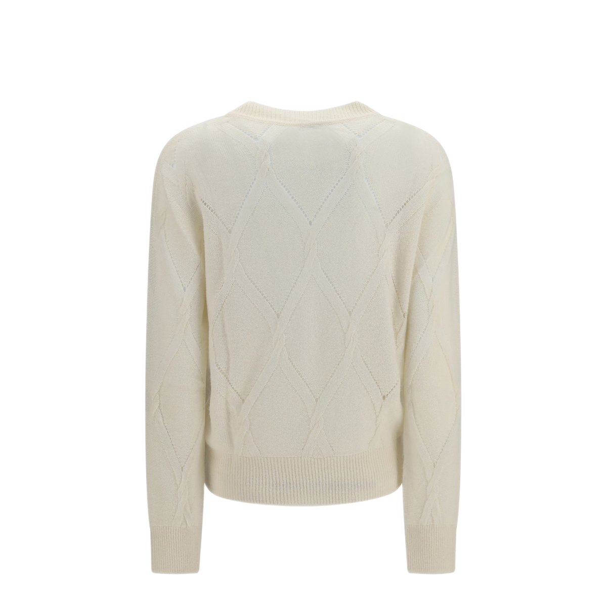 MAYFEYR - Kiton - V Neck Sweater - D6271630234PANNA