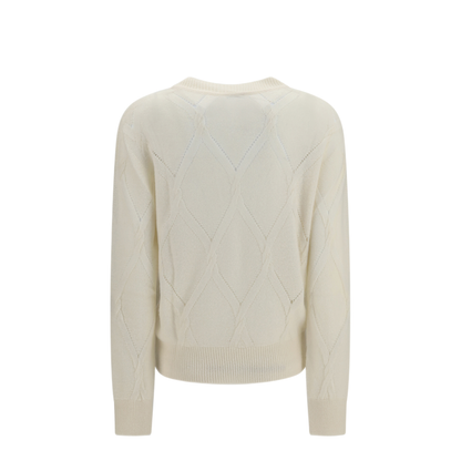 MAYFEYR - Kiton - V Neck Sweater - D6271630234PANNA