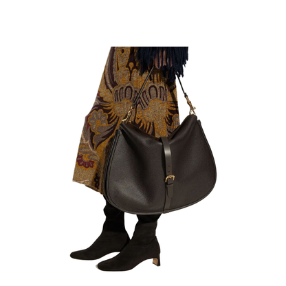 MAYFEYR - Etro - Buckle-Fastening Extra-Large Leather Shoulder Bag - WP1C0022AP386