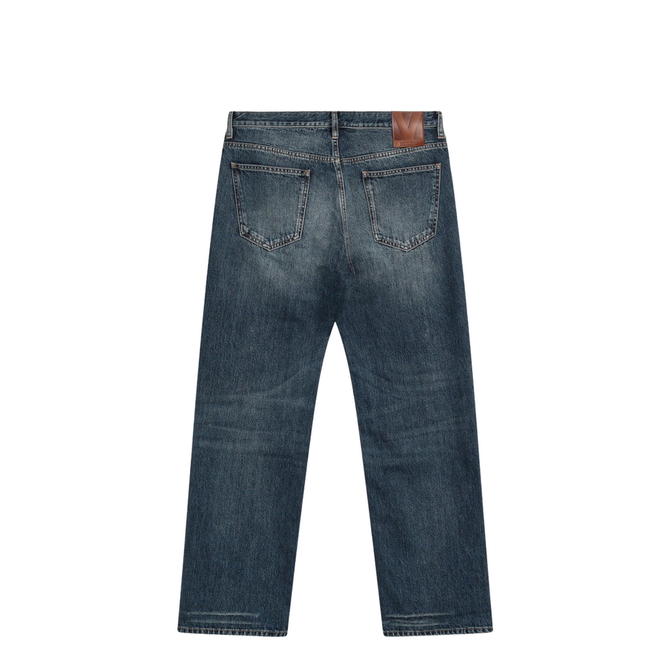Stonewashed Denim Jeans