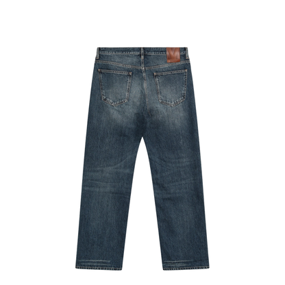 Stonewashed Denim Jeans