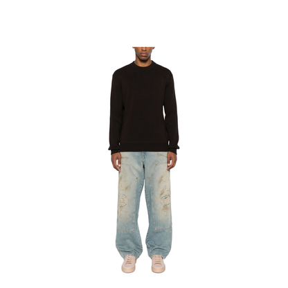Destroyed Denim Cotton Jeans