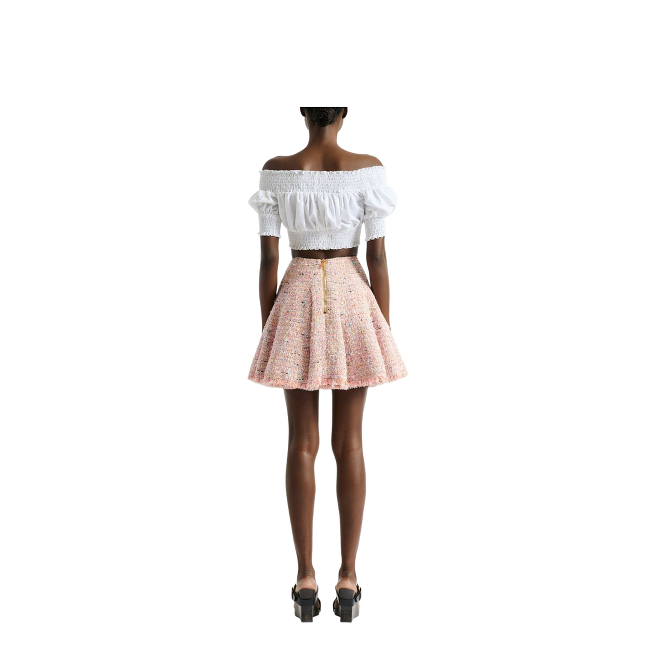 MAYFEYR - Balmain - Multicolor Skirts - HF1LA680XM17AAA