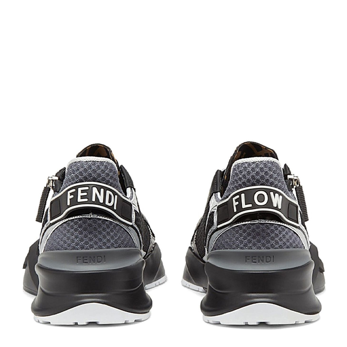 MAYFEYR - Fendi - Sneakers Grigio Pelle - 7E1689AOS0F1PXV