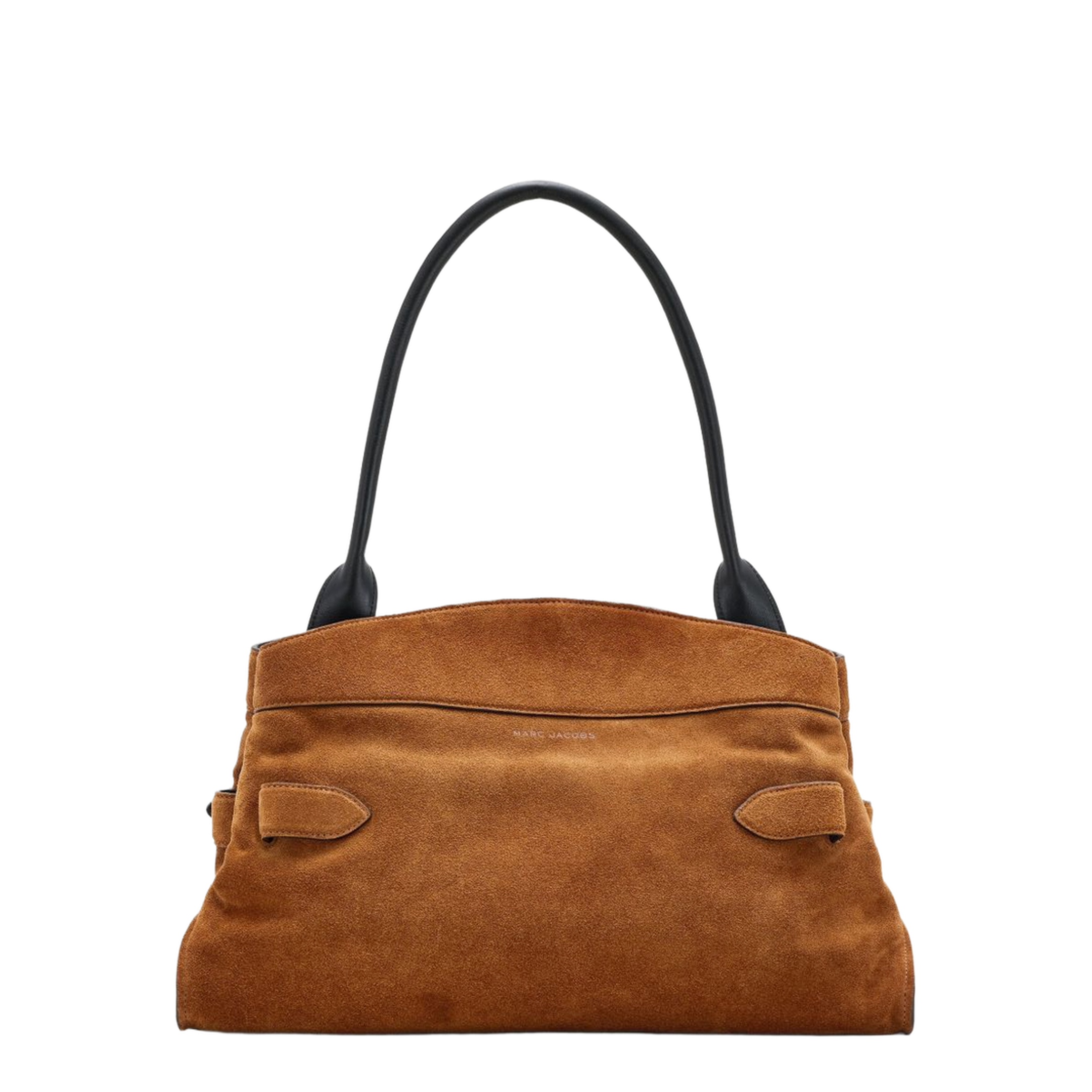 Dakota Large Suede Satchel - Copper
