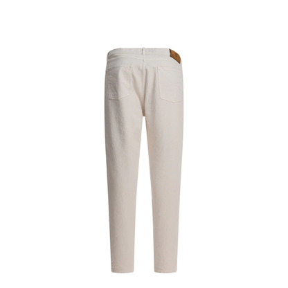 Slim Fit Pants White