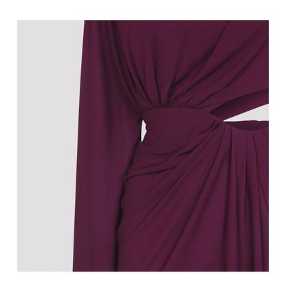 MAYFEYR - GIAMBATTISTA VALLI - Purple Long Dress - 25FWSVTE501080JER6632