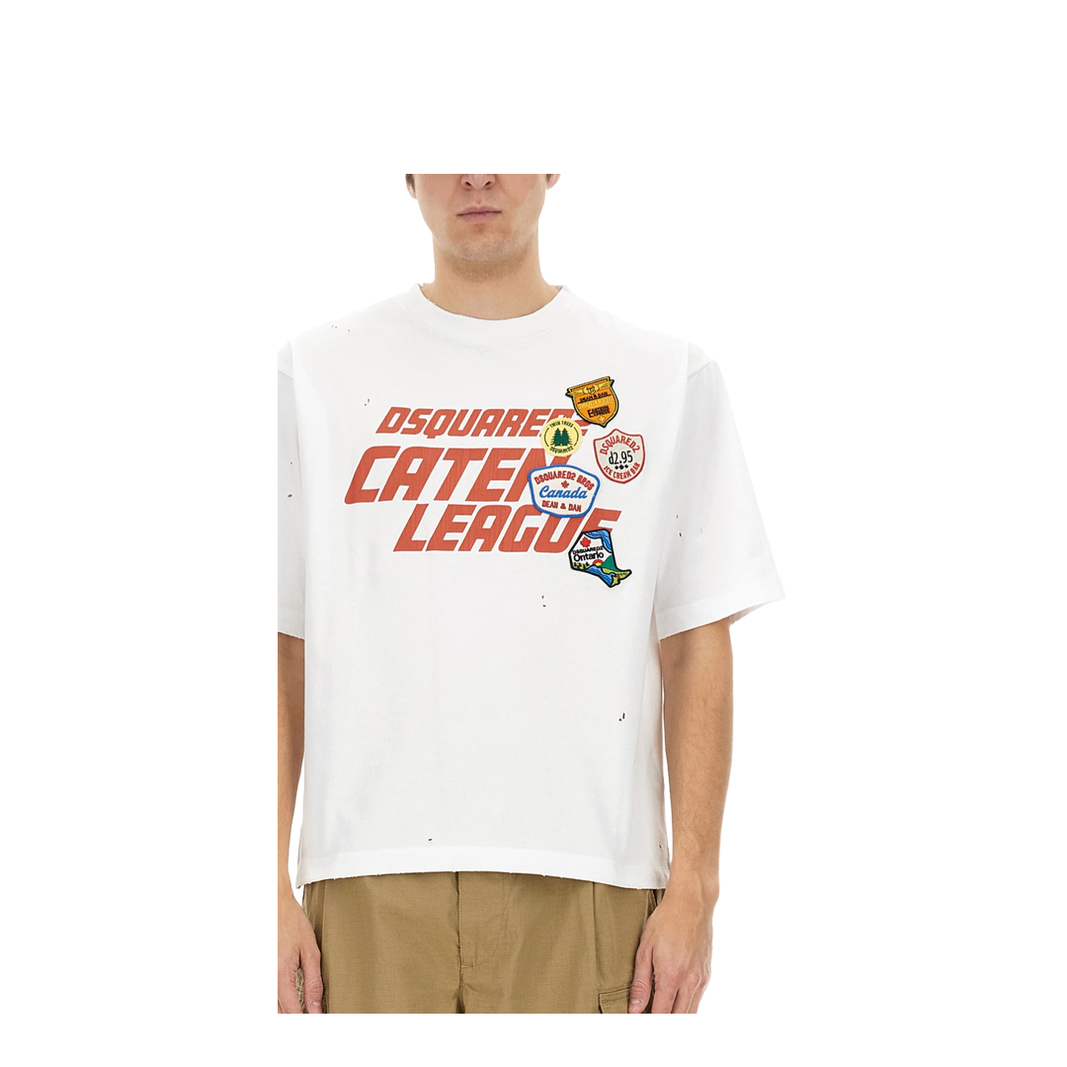 MAYFEYR - Dsquared2 - T-Shirt With Print - S74GD1383S24583100
